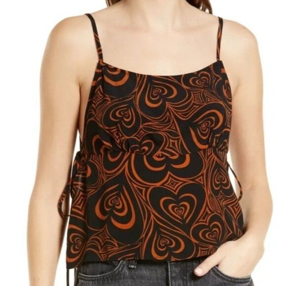 Lisa Says Gah Buffy Wild Hearts Tank Sz L Spaghetti Straps USA NEW - Picture 1 of 10